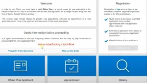 Jak vyplnit Application Form - žádost o čínské vízum
